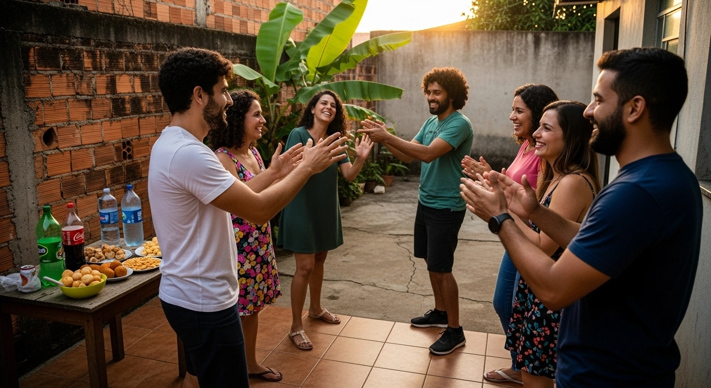 Checklist para organizar brincadeira rápida em grupo de amigos