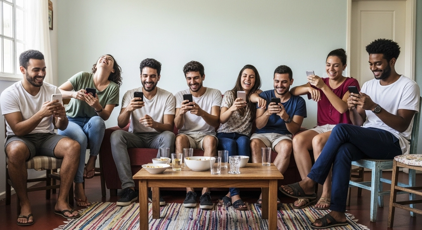 Mensagem pronta para chamar amigos para brincadeira no grupo