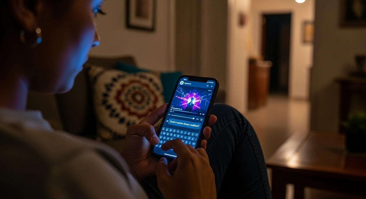 Mensagem pronta para perguntar qual é a música de um reel